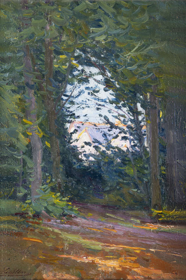 Hans Iten (1874 - 1930)
House Through Trees
Oil on..., Fine Irish Art at Adams Auctioneers