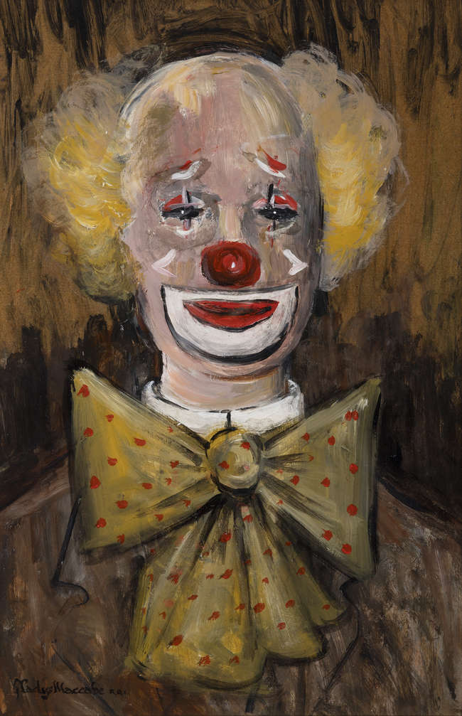 Gladys Maccabe HRUA ROI FRSA (1918-2018)
Clown
O..., Fine Irish Art at Adams Auctioneers