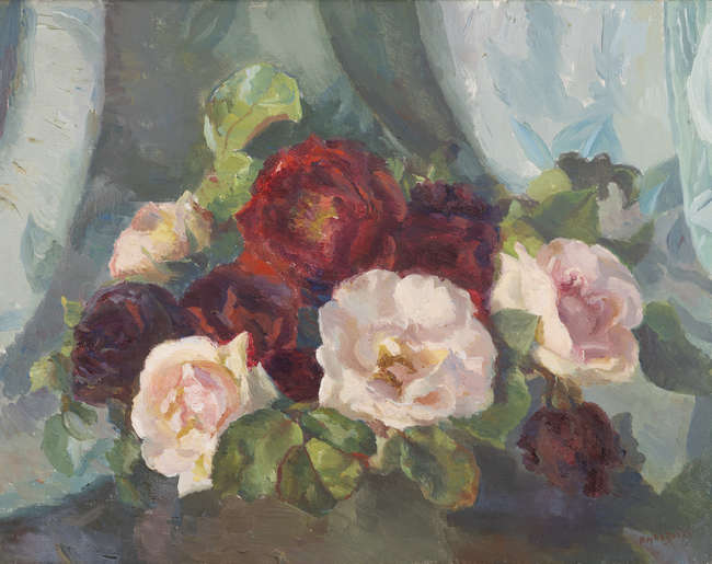 Moyra Barry (1885-1960)
Still Life with Roses
Oi..., Fine Irish Art at Adams Auctioneers