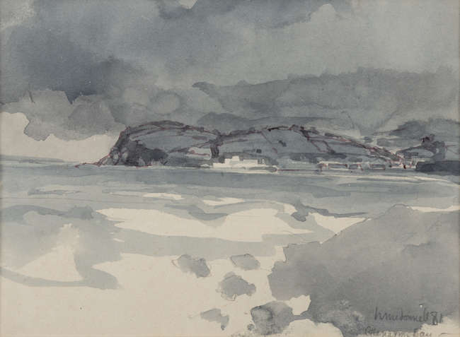 Hector McDonnell RUA (b.1947)
Glenarm Bay 
Water..., Fine Irish Art at Adams Auctioneers