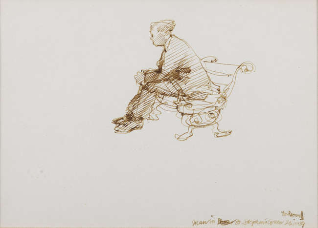 Hector McDonnell RUA (b.1947)
Man in Stephen's Gr..., Fine Irish Art at Adams Auctioneers