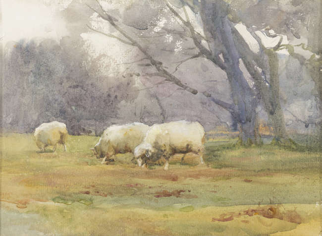 Mildred Anne Butler RWS (1858-1941)
Sheep Grazing..., Fine Irish Art at Adams Auctioneers