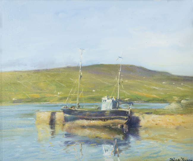 Thomas Ryan PPRHA (1929-2021)
The Pier at Dunfana..., Fine Irish Art at Adams Auctioneers