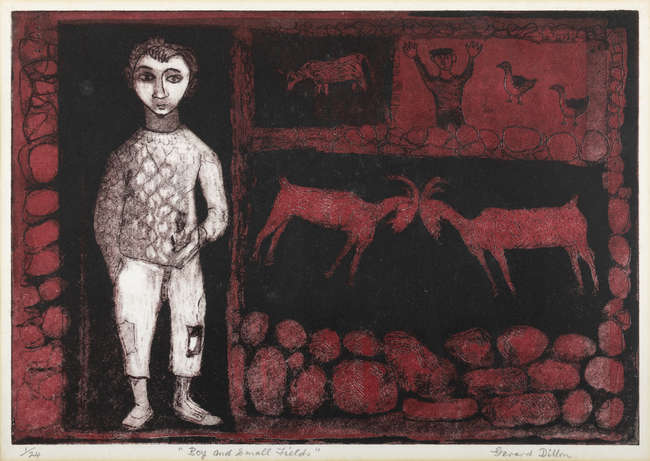 Gerard Dillon (1916-1971)
Boy and Small Fields (1..., Fine Irish Art at Adams Auctioneers