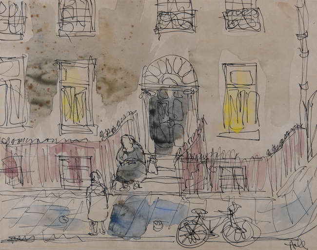 KENNETH HALL (1913-1946)
Doorway, Fine Irish Art at Adams Auctioneers