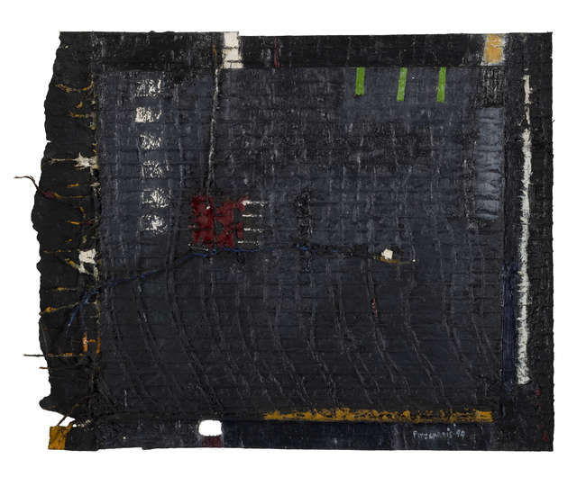 MIKE FITZHARRIS,
Untitled,
Mixed media on canvas, ..., Fine Irish Art at Adams Auctioneers