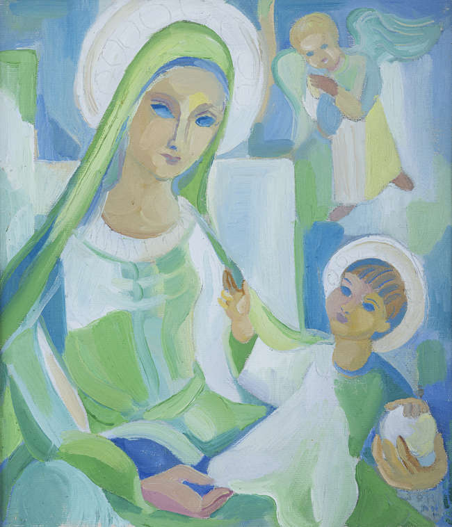 Fr. Jack P. Hanlon (1913 - 1968)
Madonna
Oil on ..., Fine Irish Art at Adams Auctioneers