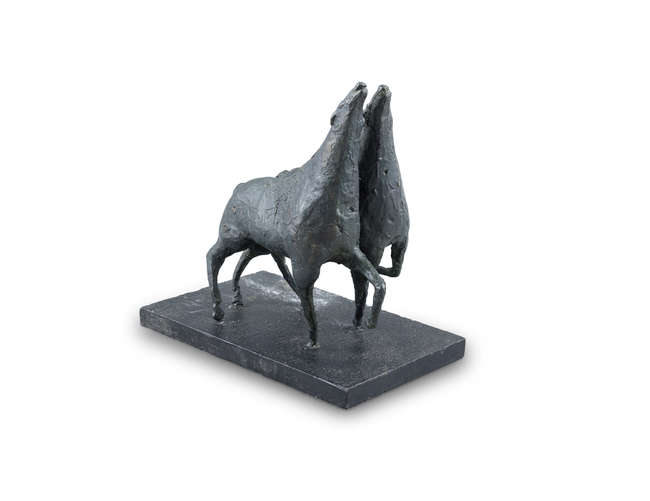 Edward Delaney RHA (1930-2009)
Horses
Bronze
Un..., Fine Irish Art at Adams Auctioneers