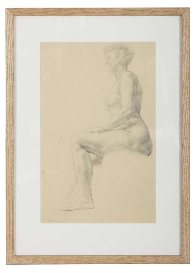 John Luke RUA (1906-1975)
Female Nude Figure Stud..., Fine Irish Art at Adams Auctioneers