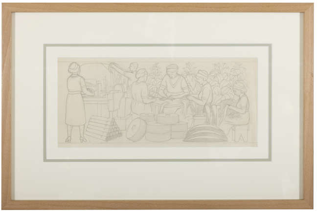 John Luke RUA (1906-1975)
Workers in a Tobacco Fa..., Fine Irish Art at Adams Auctioneers