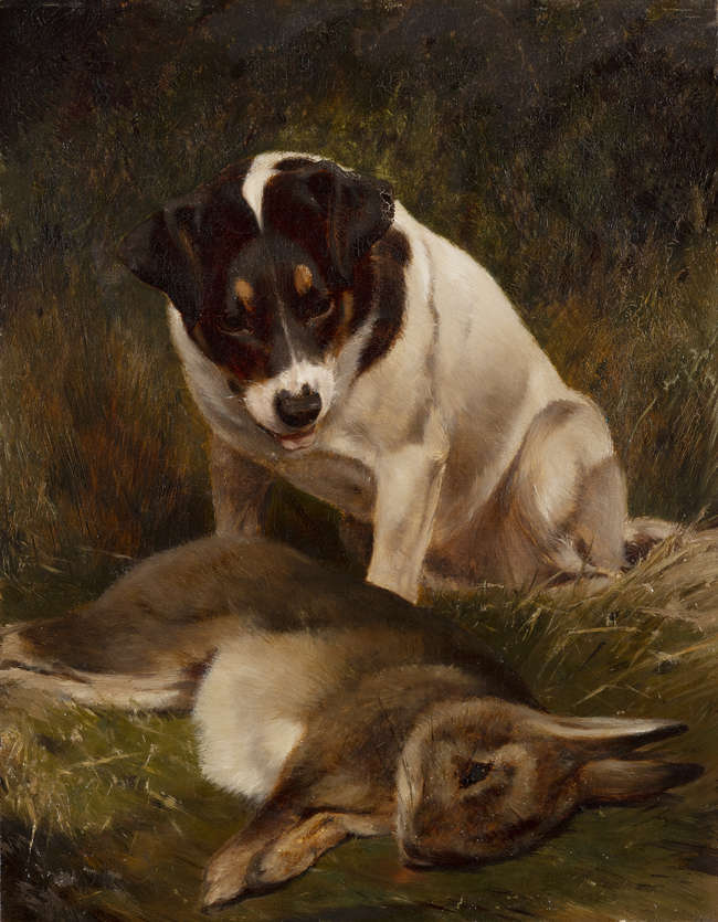 William Osborne RHA (1823-1901)
Terrier with a De..., Fine Irish Art at Adams Auctioneers