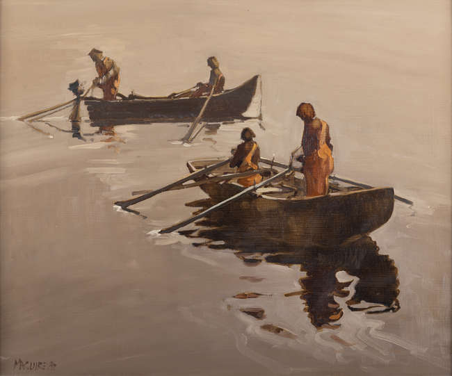 Cecil Maguire RHA RUA (b.1930)
Tending Lobster Po..., Fine Irish Art at Adams Auctioneers