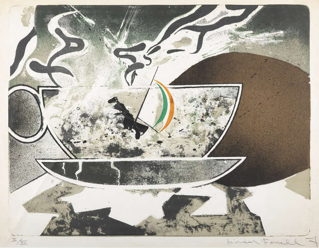 MICHAEL FARRELL (1940 - 2000)
Storm in a Tea Cup..., Fine Irish Art at Adams Auctioneers