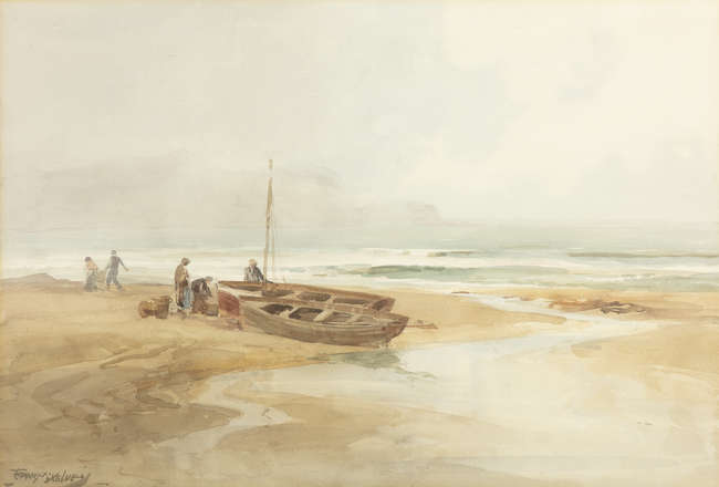 Frank McKelvey RHA RUA (1895-1974)
Misty Coastal ..., Fine Irish Art at Adams Auctioneers