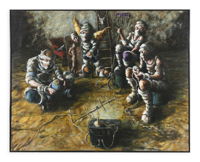 NICK MILLER (b.1962)
Chasm Gaps
Oil on canvas, Fine Irish Art at Adams Auctioneers