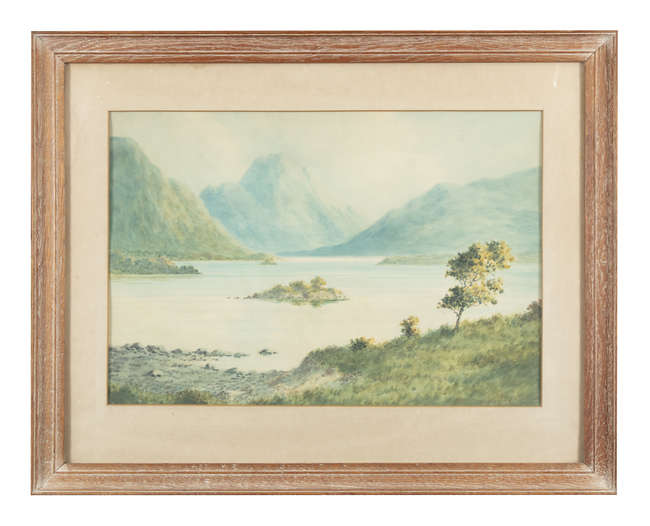 DOUGLAS ALEXANDER RHA (1871 - 1945)
Lake and Moun..., Fine Irish Art at Adams Auctioneers