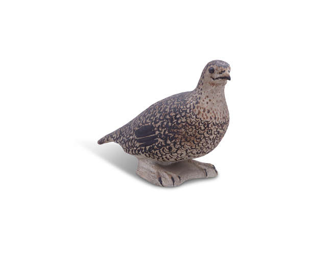A TERRACOTTA MOULDED AND PAINTED BIRD, Kilkenny De..., Fine Irish Art at Adams Auctioneers