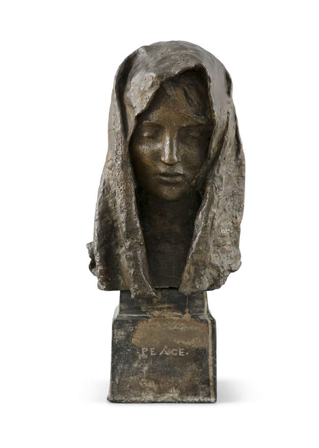 Jerome Connor (1876-1943)
Peace (1939)
Bronze, r..., Fine Irish Art at Adams Auctioneers