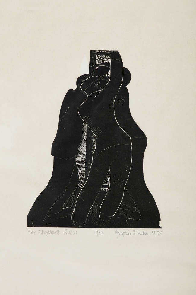 ELIZABETH RIVERS RHA (1903-1964)
Three men with l..., Fine Irish Art at Adams Auctioneers