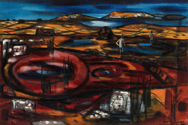 Norah McGuinness HRHA (1901 - 1980)
The Red Bog
Oi..., Fine Irish Art at Adams Auctioneers
