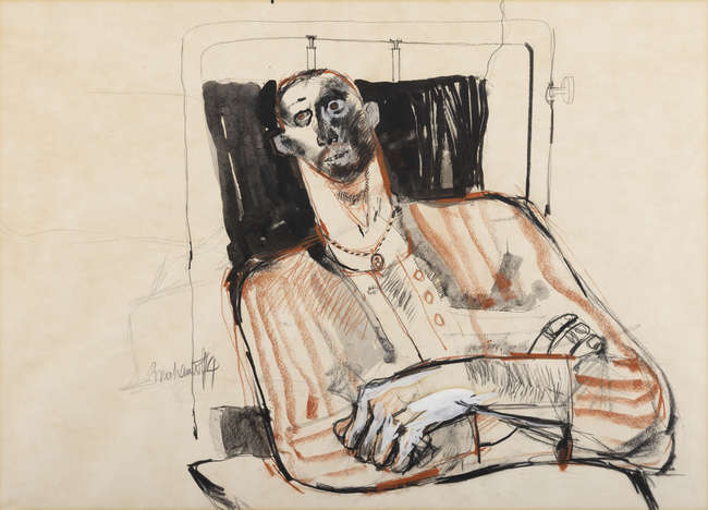 Patrick Graham (b.1943)
Figure Resting
Mixed media..., Fine Irish Art at Adams Auctioneers