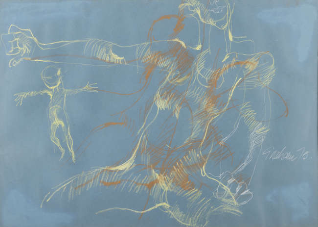 Patrick Graham (b.1943)
Figures
Pastel on Paper,..., Fine Irish Art at Adams Auctioneers