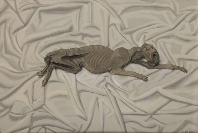 Edward McGuire RHA (1932 - 1986)
Dead Cat (1984)..., Fine Irish Art at Adams Auctioneers