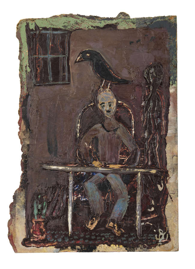 John Kingerlee (b.1936)
Figures with Bird
Oil on..., Fine Irish Art at Adams Auctioneers