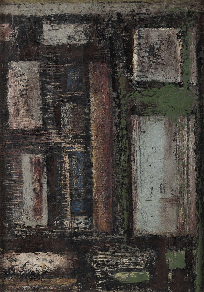 ANNE YEATS (1919-2001)
The Liffey At Night 
Oil ..., Fine Irish Art at Adams Auctioneers