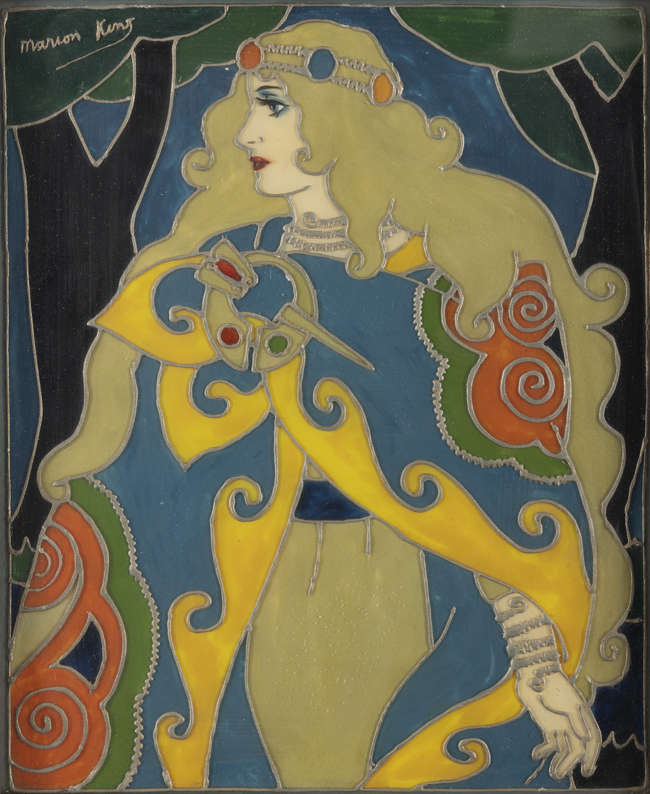Marion King (1897-1963)
Celtic Lady
Reverse pain..., Fine Irish Art at Adams Auctioneers