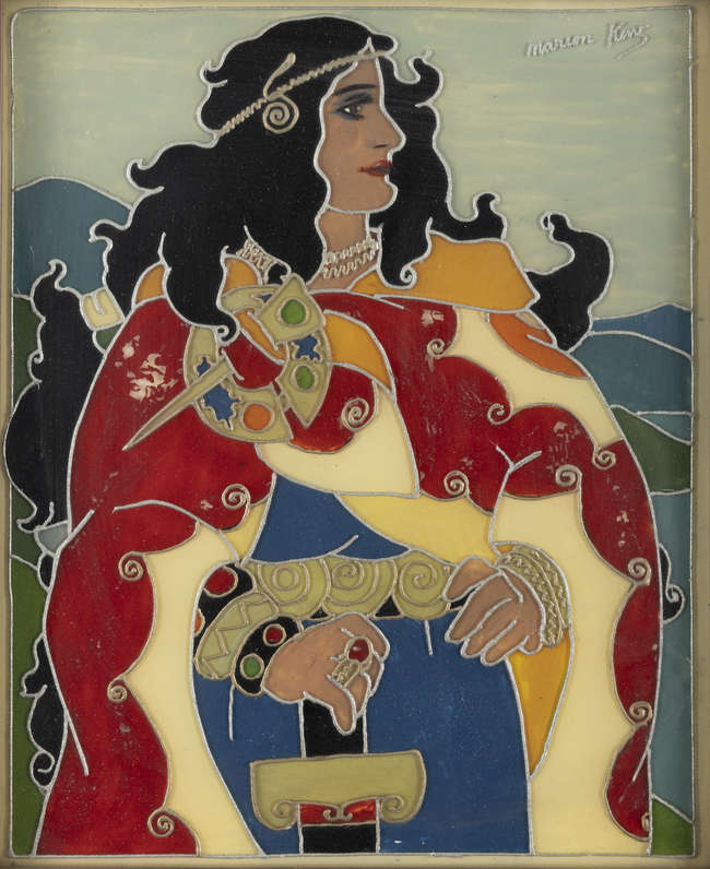 Marion King (1897-1963)
Celtic Lady
Reverse pain..., Fine Irish Art at Adams Auctioneers