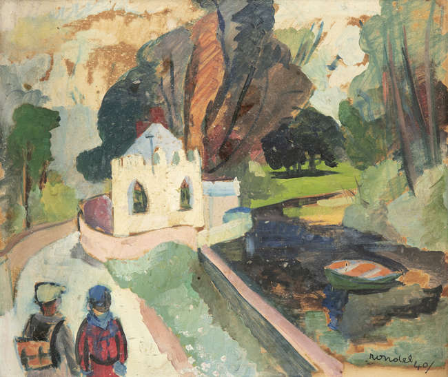 Georgette Rondel (c.1915-1942)
Two Figures on a P..., Fine Irish Art at Adams Auctioneers
