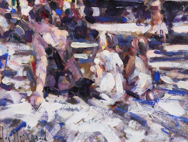 Arthur Maderson (b.1942)
Just Hanging around at G..., Fine Irish Art at Adams Auctioneers