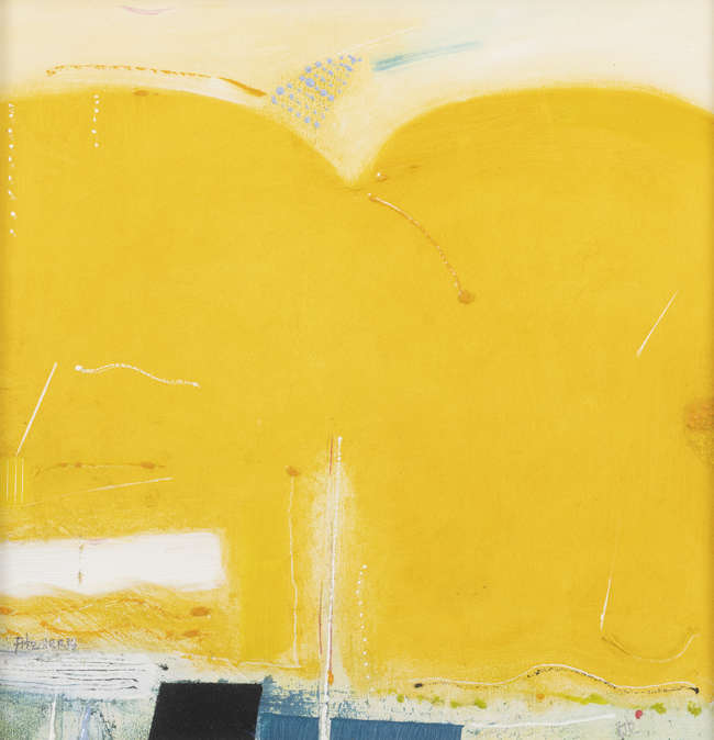 Mike Fitzharris 
Oasis
Oil on board, 22 x 23cm ..., Fine Irish Art at Adams Auctioneers