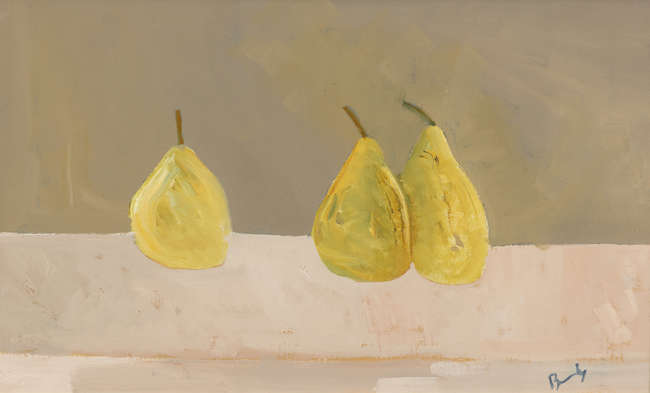 Charles Brady HRHA (1926-1997)
Three Pears
Oil o..., Fine Irish Art at Adams Auctioneers
