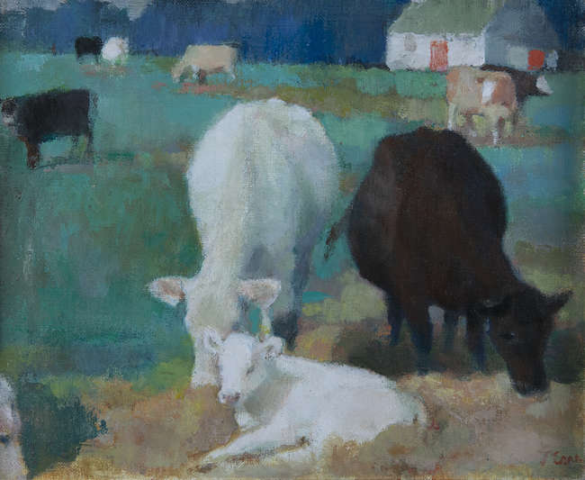 Tom Carr ARHA HRUA ARWS (1909-1999)
Suckling Herd..., Fine Irish Art at Adams Auctioneers