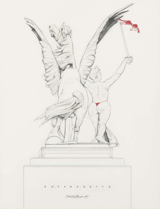 James Hanley RHA (b.1965)
Suffragette
Graphite, ..., Fine Irish Art at Adams Auctioneers