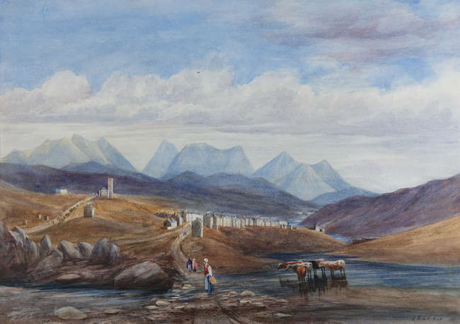 Andrew Nicholl RHA (1804-1886)
A View of Clifden,..., Fine Irish Art at Adams Auctioneers