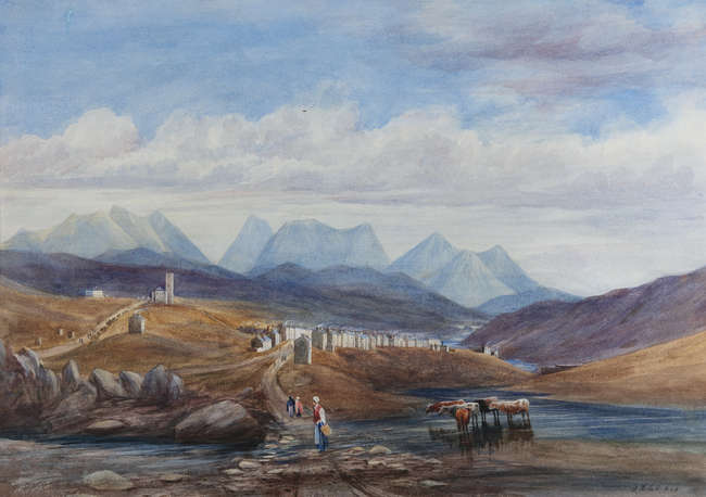 Andrew Nicholl RHA (1804-1886)
A View of Clifden,..., Fine Irish Art at Adams Auctioneers