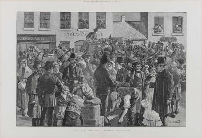 After Aloysius O'Kelly (1853-1936)
Departure of I..., Fine Irish Art at Adams Auctioneers