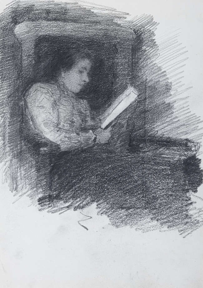 John Butler Yeats RHA (1839-1922)
In The Library ..., Fine Irish Art at Adams Auctioneers