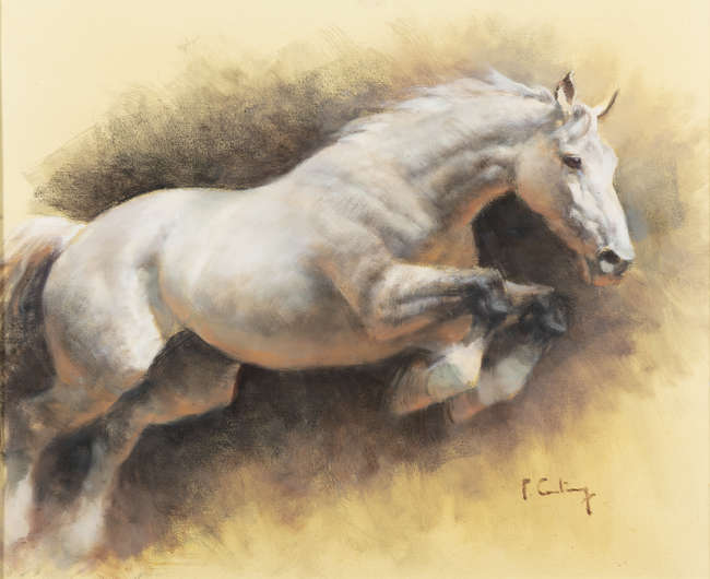 Peter Curling (b.1955)
Loose Schooling
Oil on ca..., Fine Irish Art at Adams Auctioneers