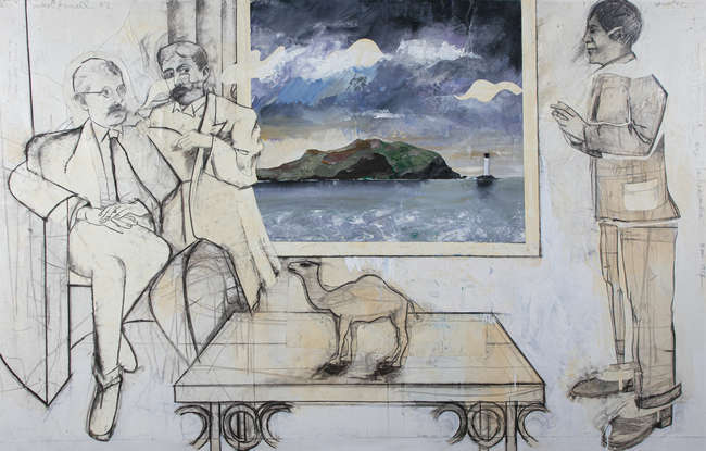 Michael Farrell (1940 - 2000)
Meeting of Proust, Fine Irish Art at Adams Auctioneers