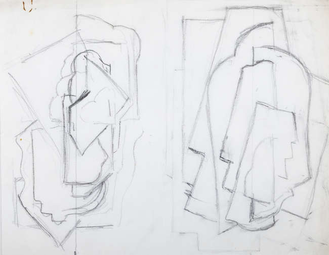 Mainie Jellett (1897 - 1944) 
Twin Elements 
Pen..., Fine Irish Art at Adams Auctioneers