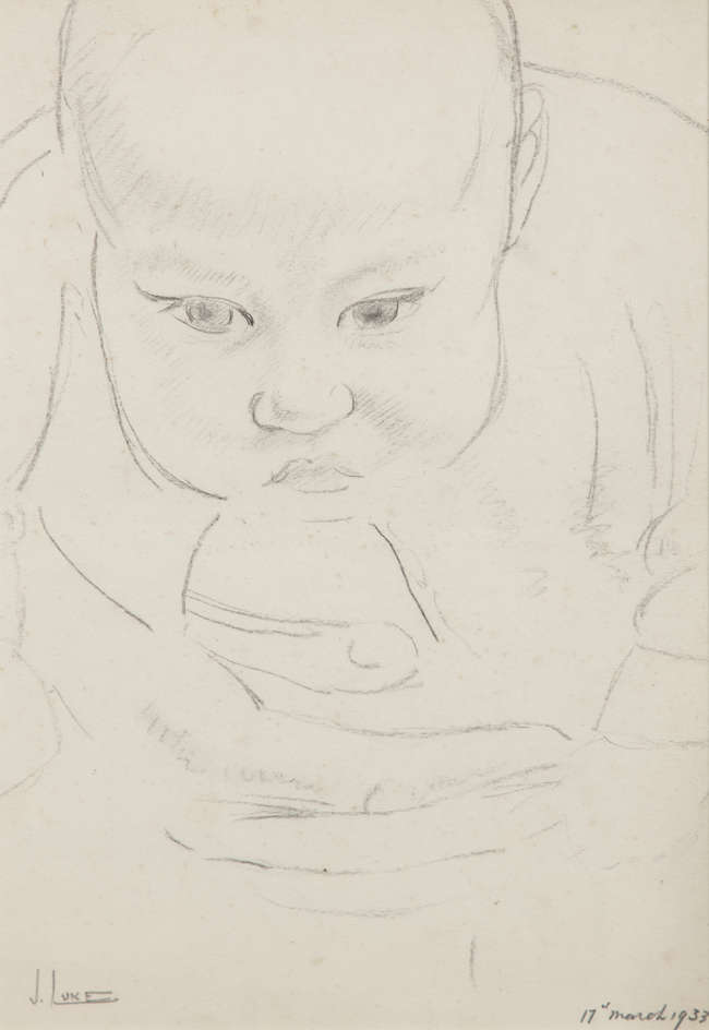 John Luke RUA (1906-1975)
Study of a Baby
Pencil..., Fine Irish Art at Adams Auctioneers