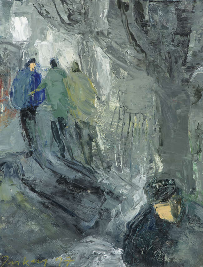 Donald Teskey RHA (b.1956)
Three Figures and One ..., Fine Irish Art at Adams Auctioneers