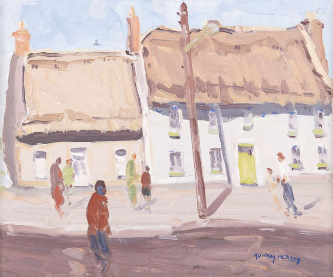 Henry Healy RHA (1909 - 1982)
A Busy Day, Rush
O..., Fine Irish Art at Adams Auctioneers