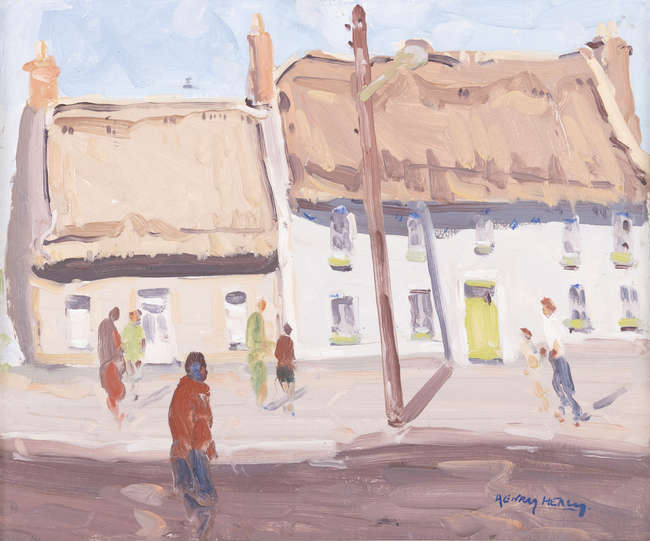 Henry Healy RHA (1909 - 1982)
A Busy Day, Rush
O..., Fine Irish Art at Adams Auctioneers