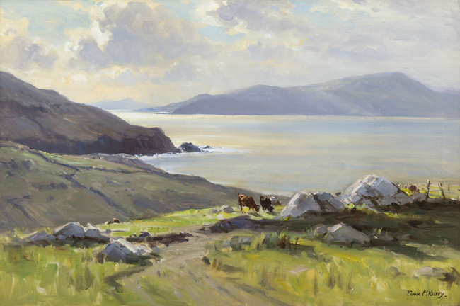 Frank McKelvey RHA (1895-1974) 
Evening, Atlantic..., Fine Irish Art at Adams Auctioneers