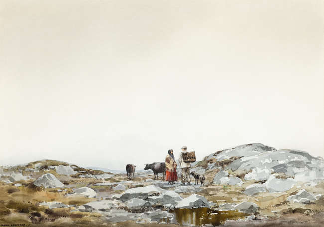 Frank Egginton RCA FIAL (1908 - 1990)
Driving Out..., Fine Irish Art at Adams Auctioneers